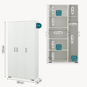 Mehrzweckschrank Chalvefted [en.casa]