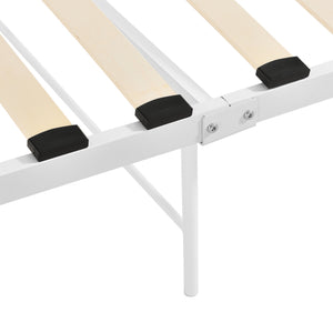 Metallbett Arjeplog 90x200 cm bis 150 kg versch. Farben en.casa