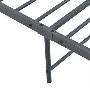 Metallbett Alvesta 90x200 cm mit Kopf- und Fußteil versch. Farben en.casa