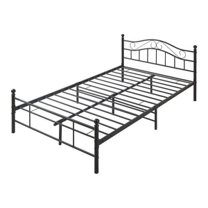 Metallbett Florenz 120x200 cm mit/ohne Kaltschaummatratze versch. Farben [en.casa]