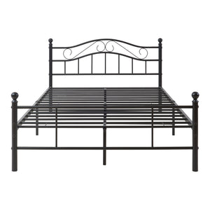 Metallbett Florenz 120x200 cm mit/ohne Kaltschaummatratze versch. Farben [en.casa]