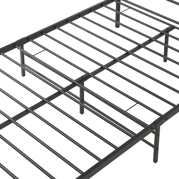 Metallbett Florenz 120x200 cm mit/ohne Kaltschaummatratze versch. Farben [en.casa]