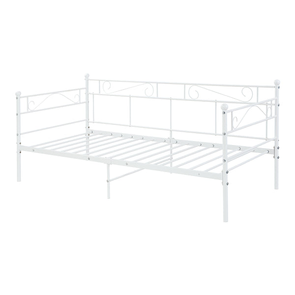 Metallbett Granada 90x200 cm Stahl [en.casa]