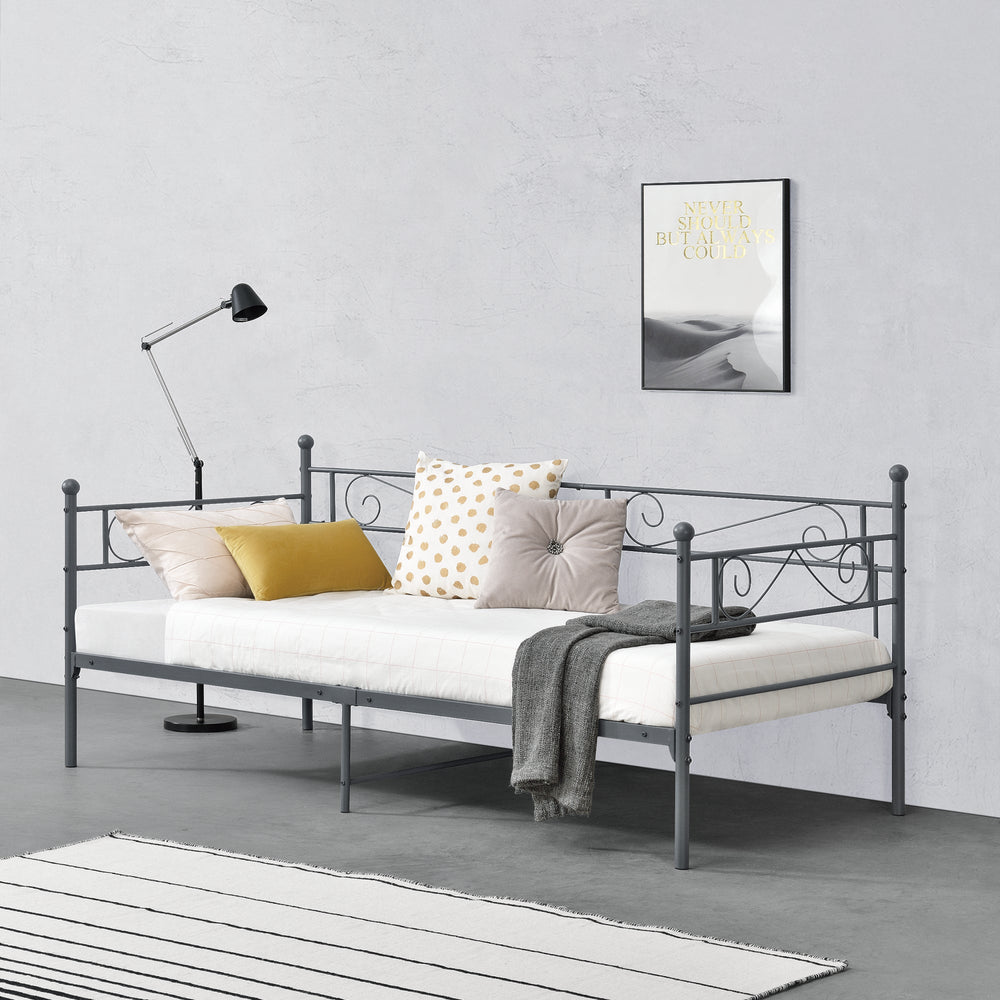 Metallbett Kerava 90x200 cm in versch. Farben en.casa - premiumXL