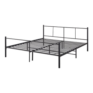 Metallbett Laos in versch. Größen Schwarz [en.casa]