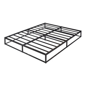 Metallbett Trerunta Stahl Schwarz [en.casa]