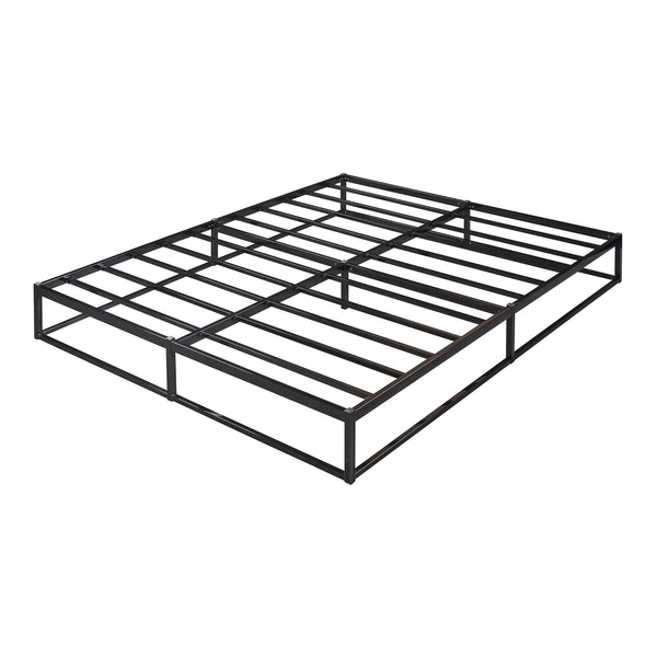 Metallbett Trerunta Stahl Schwarz [en.casa]