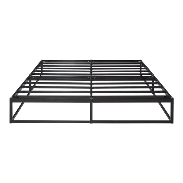Metallbett Trerunta Stahl Schwarz [en.casa]