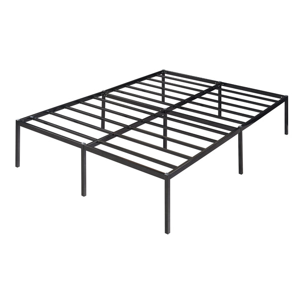 Metallbett Vårdö mit Matratze [en.casa]