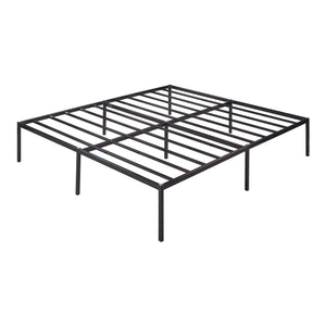 Metallbett Vårdö mit Matratze [en.casa]