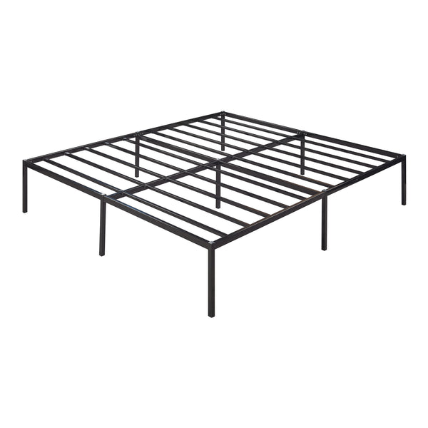 Metallbett Vårdö mit Matratze [en.casa]