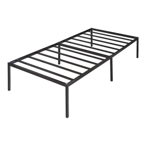 Metallbett Vårdö mit Matratze [en.casa]