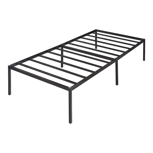 Metallbett Vårdö mit Matratze [en.casa]