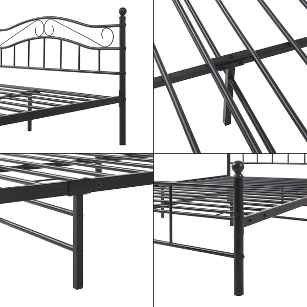 Metallbett Florenz mit Matratze [en.casa]