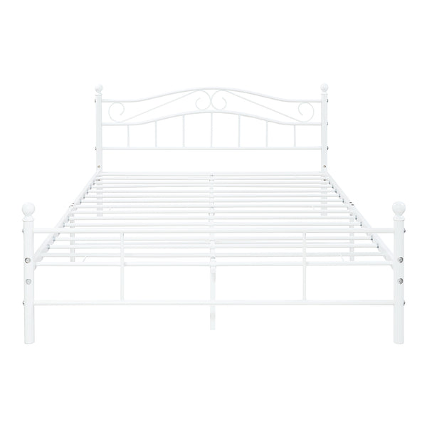 Metallbett Florenz mit Matratze [en.casa]