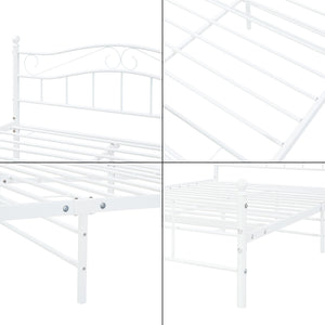 Metallbett Florenz mit Matratze [en.casa]