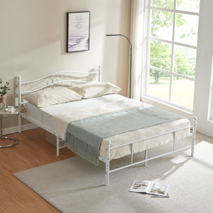 Metallbett Florenz mit Matratze [en.casa]
