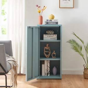 Metallschrank Burlöv Stahl [en.casa]
