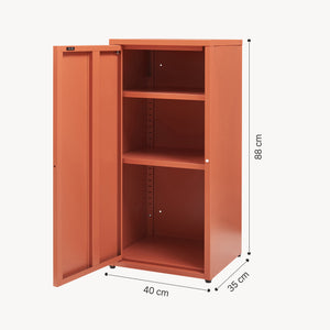 Metallschrank Burlöv Stahl [en.casa]