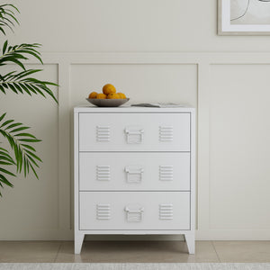 Metallschrank Hämeenlinna 72x60x40cm versch. Farben [en.casa]