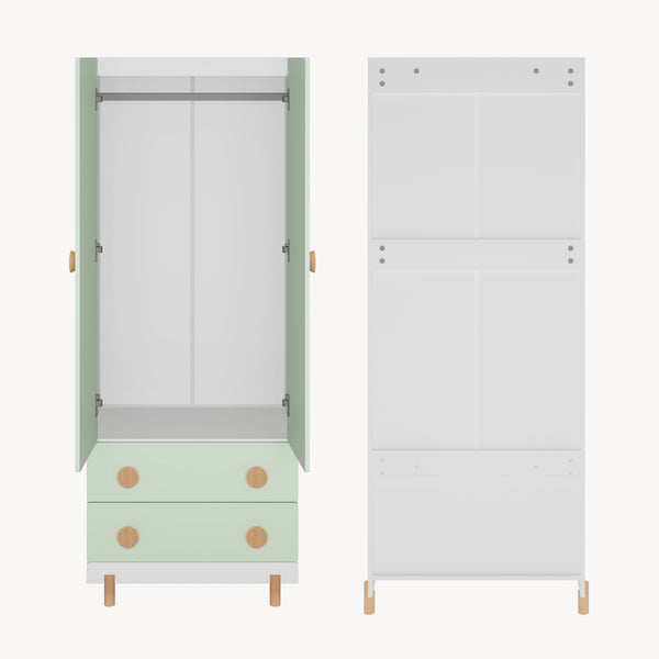 Kinderkleiderschrank Vaarentaa [en.casa]