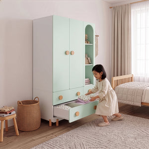 Kinderkleiderschrank Vaarentaa [en.casa]