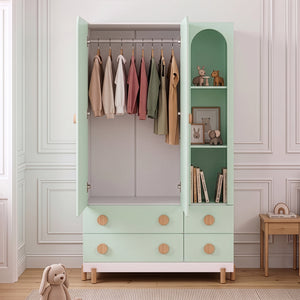 Kinderkleiderschrank Vaarentaa [en.casa]