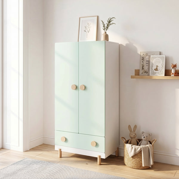 Kinderkleiderschrank Vaarentaa [en.casa]
