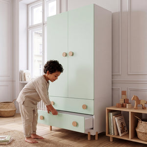 Kinderkleiderschrank Vaarentaa [en.casa]