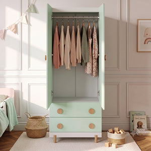 Kinderkleiderschrank Vaarentaa [en.casa]