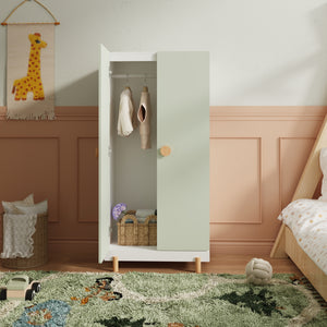 Kinderkleiderschrank Vaarentaa [en.casa]