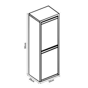 Mülltrennschrank Sollentuna [en.casa]