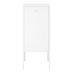 Nachtschrank Hausjärvi 82x35x35 cm Türgriff links Stahl [en.casa]