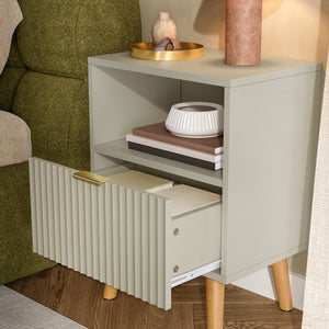 Nachttisch Nand 1 Schublade 1 Fach [en.casa]