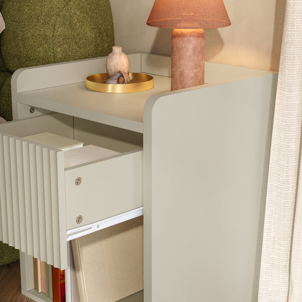 Nachttisch Nand 1 Schublade 1 unteres Fach [en.casa]