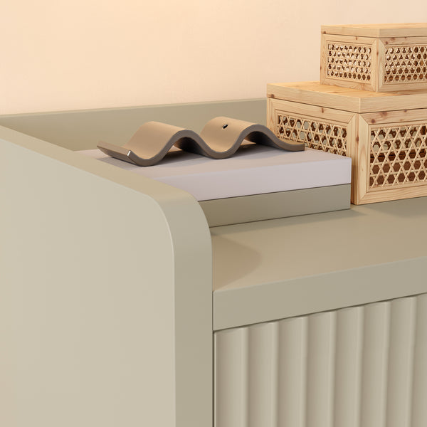 Nachttisch Nand 1 Schublade 1 unteres Fach [en.casa]