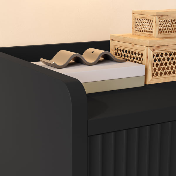 Nachttisch Nand 1 Schublade 1 unteres Fach [en.casa]