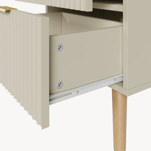 Nachttisch Nand 2 Schubladen [en.casa]