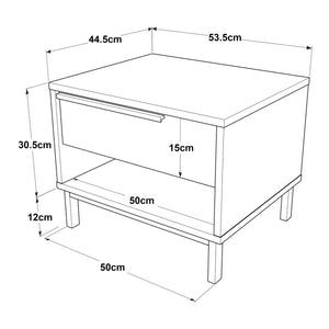Nachttisch Vesanto 43x54x45 cm [en.casa]