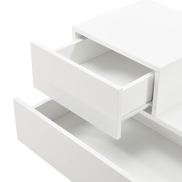Beistelltisch Sebokeng Links 38x70x35 cm in versch. Farben en.casa