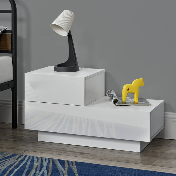 Beistelltisch Sebokeng Links 38x70x35 cm in versch. Farben en.casa