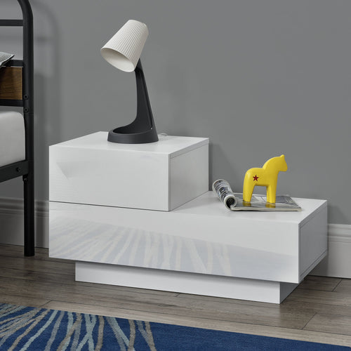 Beistelltisch Sebokeng Links 38x70x35 cm in versch. Farben en.casa