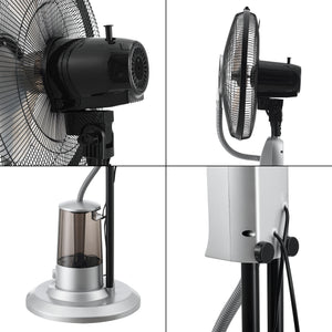 Nebelventilator Ninove 75W mit Wassernebel in.tec