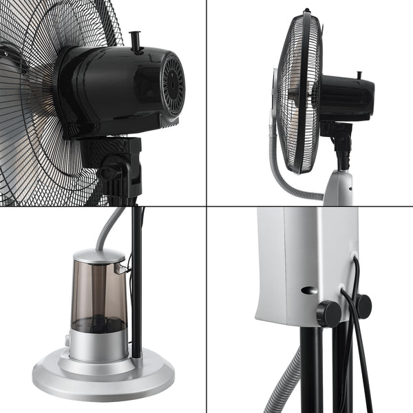 Nebelventilator Ninove 75W mit Wassernebel in.tec