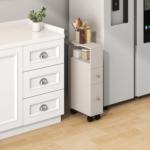 Nischenschrank auf Rollen Broreynna 66x15x33 cm [en.casa]