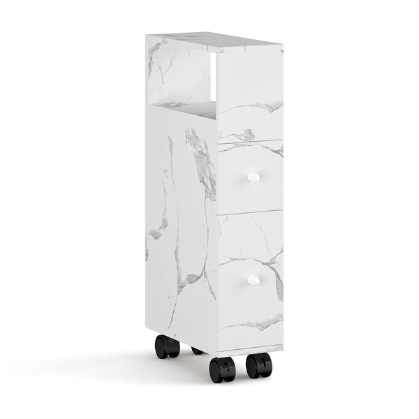 Nischenschrank auf Rollen Broreynna 66x15x33 cm [en.casa]