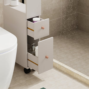 Nischenschrank auf Rollen Broreynna 66x15x33 cm [en.casa]