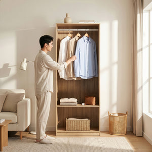 Offener Kleiderschrank Vippsaki [en.casa]