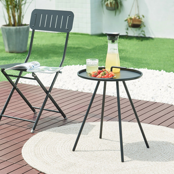 Outdoor-Beistelltisch Fosen 55 x Ø 42 cm [en.casa]