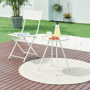 Outdoor-Beistelltisch Fosen 55 x Ø 42 cm [en.casa]